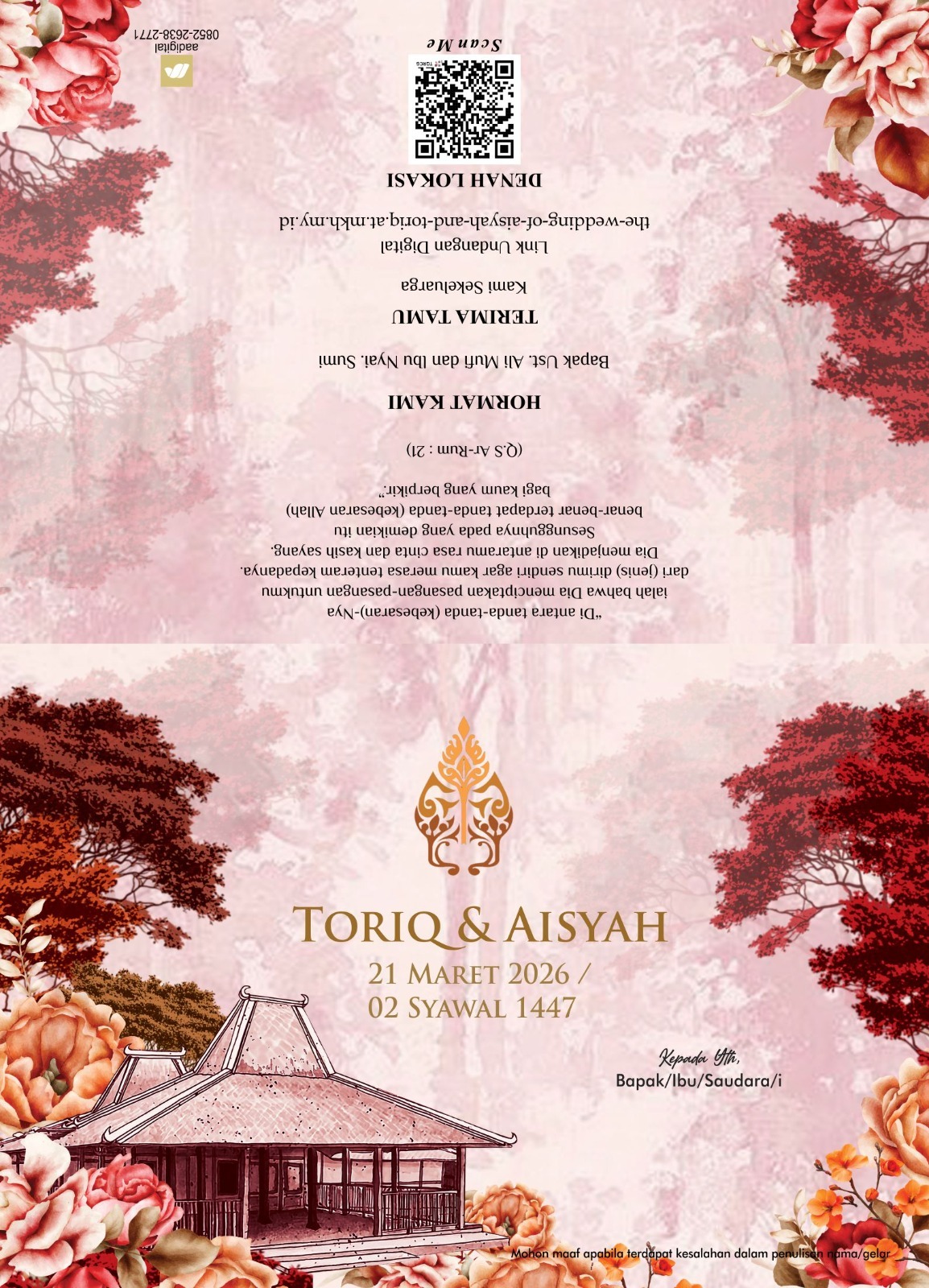 Undangan Loirig & Lisyah